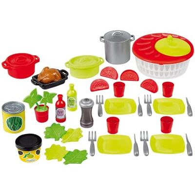 Ecoiffier Jouets 2521 Kookset, imitatiespel, vanaf 18 maanden, speelgoed gemaakt in Frankrijk Ecoiffier Jouets 2521 Kookset, imitatiespel, vanaf 18 maanden, speelgoed gemaakt in Frankrijk