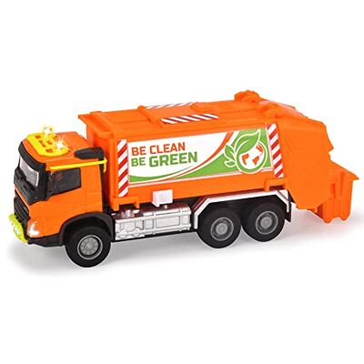 Majorette Police Grand Series City FMX vrachtwagen afvalbak, drukgevormd, 213743000, oranje, eenheidsmaat Majorette Police Grand Series City FMX vrachtwagen afvalbak, drukgevormd, 213743000, oranje, eenheidsmaat