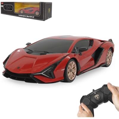 Jamara 403126 Lamborghini Sián FKP 37 2,4 GHz 1:24 Officiële licentie, tot 1 uur looptijd bij ca. 9 km/u, perfect weergegeven details, hoogwaardige afwerking Jamara 403126 Lamborghini Sián FKP 37 2,4 GHz 1:24 Officiële licentie, tot 1 uur looptijd bij ca. 9 km/u, perfect weergegeven details, hoogwaardige afwerking