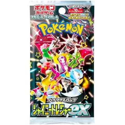 Pokémon Pokemon Card Game Japanse High Class Shiny Treasure SV4a Booster Pack (10 kaarten per verpakking) Pokémon Pokemon Card Game Japanse High Class Shiny Treasure SV4a Booster Pack (10 kaarten per verpakking)