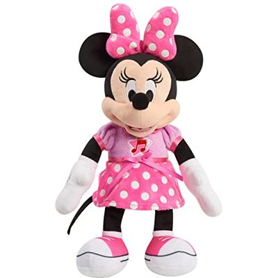 Just Play Mickey Mouse Disney Junior muziekspeelgoed met geluids- en lichteffecten, Minnie Mouse, speelgoed voor kinderen vanaf 3 jaar Just Play Mickey Mouse Disney Junior muziekspeelgoed met geluids- en lichteffecten, Minnie Mouse, speelgoed voor kinderen vanaf 3 jaar
