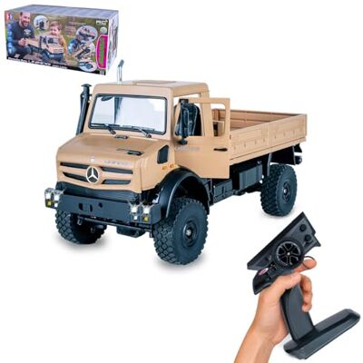 Jamara Mercedes-Benz Unimog U5023 1:14 beige 2,4GHz Jamara Mercedes-Benz Unimog U5023 1:14 beige 2,4GHz