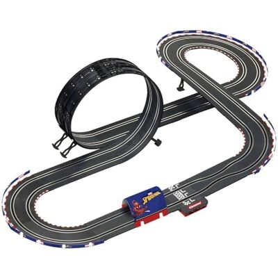 Carrera 20062580 GO!!! Spider Racing Circuit Kit I racebaan met gelicentieerde kaarten Tot 2 spelers Voor kinderen vanaf 6 jaar en volwassenen Carrera 20062580 GO!!! Spider Racing Circuit Kit I racebaan met gelicentieerde kaarten Tot 2 spelers Voor kinderen vanaf 6 jaar en volwassenen