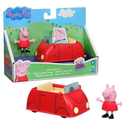 Peppa Pig Peppa Adventures kleine rode auto met varkensfiguur Peppa Pig Peppa Adventures kleine rode auto met varkensfiguur