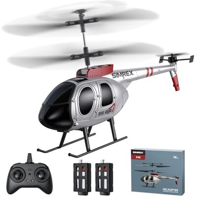 SIMREX 2,4 GHz afstandsbediening helikopter, 2 snelheidsmodi met 20 minuten vliegtijd, radiografisch bestuurbare helikopter, hoogtebehoud, helikopter speelgoed voor jongens en meisjes, het beste SIMREX 2,4 GHz afstandsbediening helikopter, 2 snelheidsmodi met 20 minuten vliegtijd, radiografisch bestuurbare helikopter, hoogtebehoud, helikopter speelgoed voor jongens en meisjes, het beste