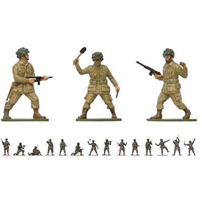 Airfix A02711V Amerikaanse parachutisten uit de Tweede Wereldoorlog, modelbouwset van kunststof voor volwassenen en kinderen vanaf 8 jaar, bevat 14 stuks Airfix A02711V Amerikaanse parachutisten uit de Tweede Wereldoorlog, modelbouwset van kunststof voor volwassenen en kinderen vanaf 8 jaar, bevat 14 stuks