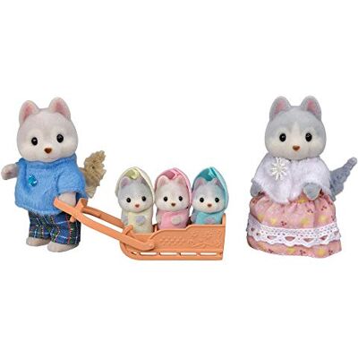 Sylvanian Families Le Village La famille Husky 5636 Famille 5 Figurines Mini Poupées Sylvanian Families Le Village La famille Husky 5636 Famille 5 Figurines Mini Poupées
