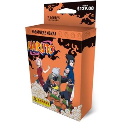Panini Naruto-De avonturen van een Ninja Blister 7 hoezen + 1 gelimiteerde editie, 005103KBF7 Panini Naruto-De avonturen van een Ninja Blister 7 hoezen + 1 gelimiteerde editie, 005103KBF7