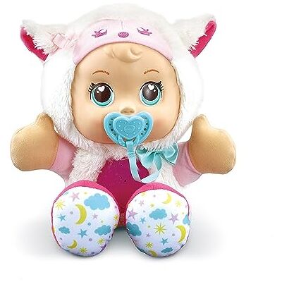 VTech Little Love, Luna, mijn pop met magische sterren, knuffelpop, pluche nachtlampje met sterrenprojectie, cadeau voor kinderen van 18 maanden tot 6 jaar inhoud in het Frans, wit VTech Little Love, Luna, mijn pop met magische sterren, knuffelpop, pluche nachtlampje met sterrenprojectie, cadeau voor kinderen van 18 maanden tot 6 jaar inhoud in het Frans, wit
