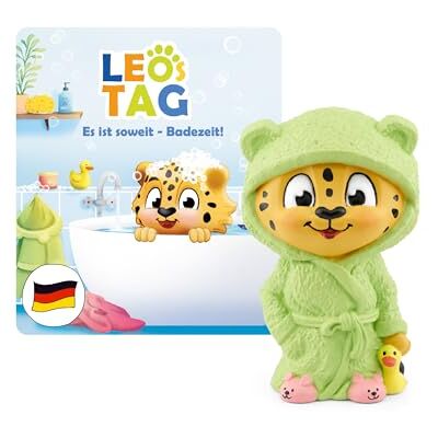 tonies Hoorfiguren voor Toniebox, Leos Tag Es ist so ver Badtijd!, hoorspel met liedjes voor kinderen vanaf 3 jaar, speeltijd ca. 50 minuten tonies Hoorfiguren voor Toniebox, Leos Tag Es ist so ver Badtijd!, hoorspel met liedjes voor kinderen vanaf 3 jaar, speeltijd ca. 50 minuten