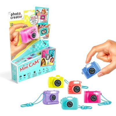 Canal Toys Photo Creator Mini Cam Sleutelhanger 14 filters, flitser + microfoon, perfect voor reizen, cadeau voor jongens en meisjes vanaf 6 jaar, 1 stijl per aankoop Canal Toys Photo Creator Mini Cam Sleutelhanger 14 filters, flitser + microfoon, perfect voor reizen, cadeau voor jongens en meisjes vanaf 6 jaar, 1 stijl per aankoop