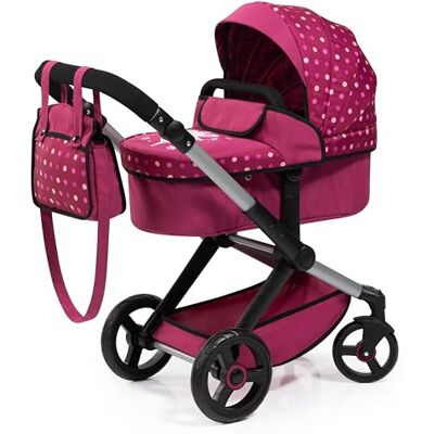 Bayer Design 17067AA Combi Xeo poppenwagen, poppenwagen, tas, in hoogte verstelbaar, transformeerbaar Bayer Design 17067AA Combi Xeo poppenwagen, poppenwagen, tas, in hoogte verstelbaar, transformeerbaar