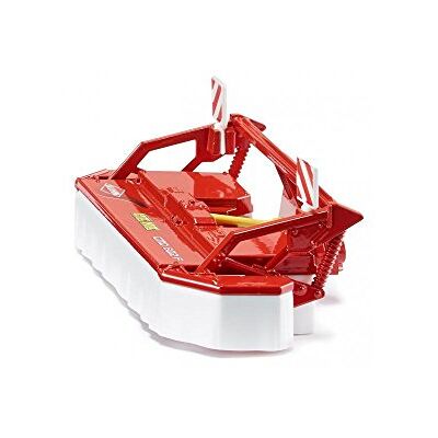 Siku 2461 Kuhn front schijvenmaaier, 1:32, metaal/kunststof, rood/wit, geschikt voor alle -tractoren met fronthef Siku 2461 Kuhn front schijvenmaaier, 1:32, metaal/kunststof, rood/wit, geschikt voor alle -tractoren met fronthef