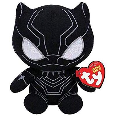 Ty Black Panther 15 cm, materiaal: 100% polyester, getest volgens EN-71. Kleur: meerkleurig Ty Black Panther 15 cm, materiaal: 100% polyester, getest volgens EN-71. Kleur: meerkleurig
