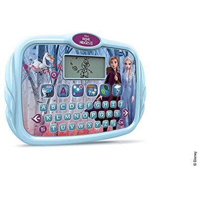 VTech Disney Frozen 2, super educatieve tablet, kindertablet met verlicht display, thuistoetsenbord, 6 activiteiten en spelletjes, cadeau voor kinderen van 3 jaar tot 7 jaar inhoud in het Frans VTech Disney Frozen 2, super educatieve tablet, kindertablet met verlicht display, thuistoetsenbord, 6 activiteiten en spelletjes, cadeau voor kinderen van 3 jaar tot 7 jaar inhoud in het Frans