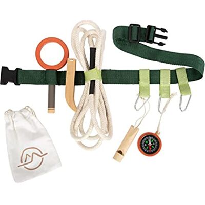 small foot discovery belt "Discover", outdoor toy for trips in nature, for children aged 3 and up, 12337 Toys small foot discovery belt "Discover", outdoor toy for trips in nature, for children aged 3 and up, 12337 Toys