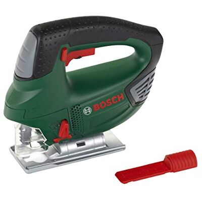 Klein Theo 8379 Bosch Decoupeerzaag, werkt op batterijen, met pendelbewegingen, geluidseffecten en lichteffecten, speelgoed voor kinderen vanaf 3 jaar Klein Theo 8379 Bosch Decoupeerzaag, werkt op batterijen, met pendelbewegingen, geluidseffecten en lichteffecten, speelgoed voor kinderen vanaf 3 jaar