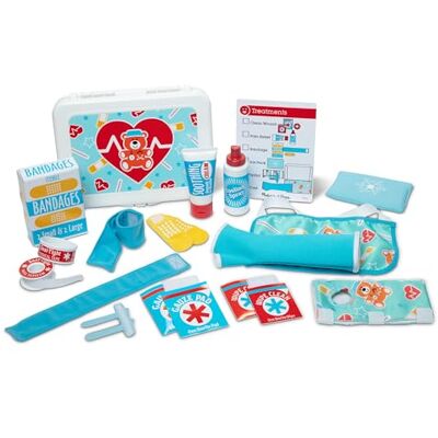 Melissa & Doug Eerstehulpspel simulatiespel stimuleert fantasie en creativiteit Fantastisch cadeau voor meisjes en jongens Melissa & Doug Eerstehulpspel simulatiespel stimuleert fantasie en creativiteit Fantastisch cadeau voor meisjes en jongens