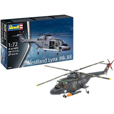 Revell 03805 Westland Lynx Helicopter 1:72 Ongebouwd/ongeverfd plastic modelbouw – De Lynx is een Britse multifunctionele helikopter die door veel landen voornamelijk wordt gebruikt Revell 03805 Westland Lynx Helicopter 1:72 Ongebouwd/ongeverfd plastic modelbouw – De Lynx is een Britse multifunctionele helikopter die door veel landen voornamelijk wordt gebruikt