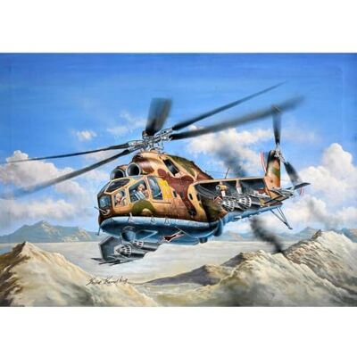 Trumpeter 755828-1/48 Mi-24A Hind B schaal 1:48 Trumpeter 755828-1/48 Mi-24A Hind B schaal 1:48