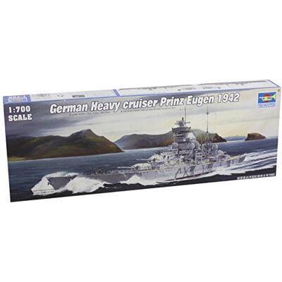 Trumpeter 05766 modelbouwset German Cruiser Prince Eugen 1942 Trumpeter 05766 modelbouwset German Cruiser Prince Eugen 1942