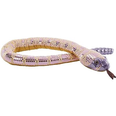 WILD REPUBLIC Foilkins Snakes, rammelslang, pluche, 137 cm, cadeau voor kinderen, pluche speelgoed, de vulling bestaat uit gerecyclede waterflessen WILD REPUBLIC Foilkins Snakes, rammelslang, pluche, 137 cm, cadeau voor kinderen, pluche speelgoed, de vulling bestaat uit gerecyclede waterflessen