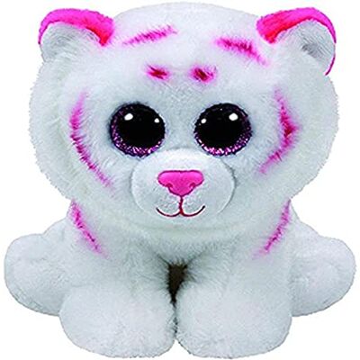 Ty Tabor, tijger roze wit 33 cm Ty Tabor, tijger roze wit 33 cm