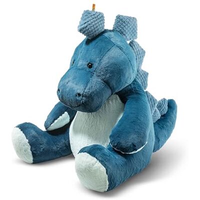 Steiff Spott Stegosaurus petrol blauw 80 cm, Soft Cuddly Friends, dinosaurus knuffeldier, zacht pluche om te spelen en te knuffelen, machinewasbaar Steiff Spott Stegosaurus petrol blauw 80 cm, Soft Cuddly Friends, dinosaurus knuffeldier, zacht pluche om te spelen en te knuffelen, machinewasbaar