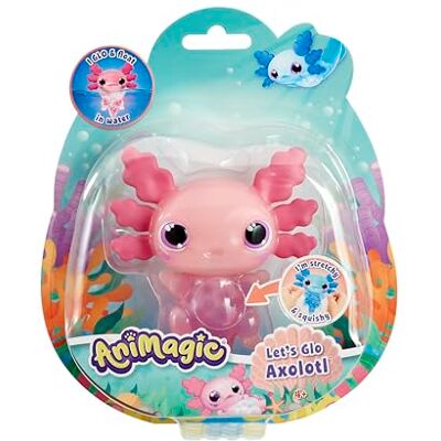 Animagic Let's Glo Axolotl Elektronisch & Lichtgevend Huisdier Roze Voor kinderen vanaf 4 jaar Sensorisch spel & Touch-ervaring Uitbreidbaar lichaam Drijft en glanst in het water Animagic Let's Glo Axolotl Elektronisch & Lichtgevend Huisdier Roze Voor kinderen vanaf 4 jaar Sensorisch spel & Touch-ervaring Uitbreidbaar lichaam Drijft en glanst in het water