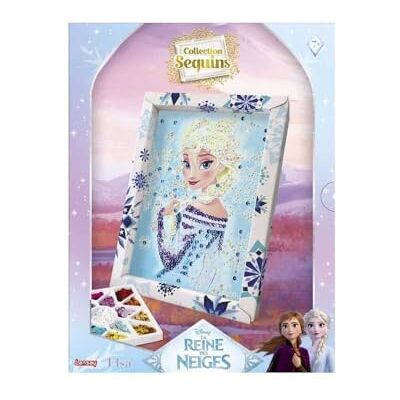 Lansay COLLECTIE Pailletten : Elsa, Frozen Handmatige activiteiten voor kinderen vanaf 7 jaar Maak een sprankelend schilderij met pailletten Frozen Picture Creation Kit Creatieve hobby's Lansay COLLECTIE Pailletten : Elsa, Frozen Handmatige activiteiten voor kinderen vanaf 7 jaar Maak een sprankelend schilderij met pailletten Frozen Picture Creation Kit Creatieve hobby's