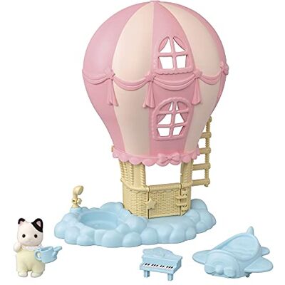 Sylvanian Families De kermis – de heteluchtballon van baby's – 5527 – figuren klaar om te spelen – mini-poppen Sylvanian Families De kermis – de heteluchtballon van baby's – 5527 – figuren klaar om te spelen – mini-poppen