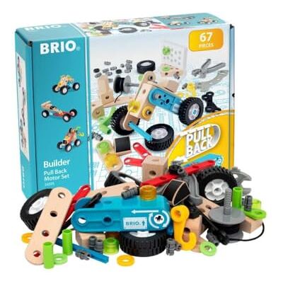 Brio Builder Nachziehmotor-constructieset Brio Builder Nachziehmotor-constructieset