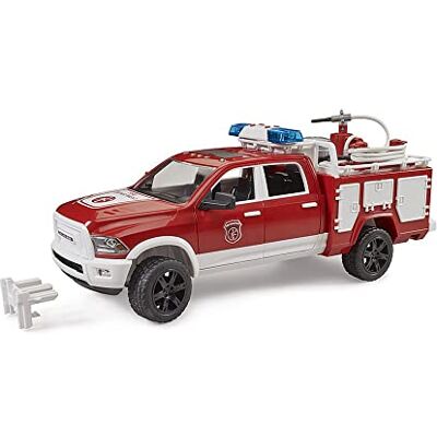 bruder 02544 RAM 2500 Brandweerwagen met module L + S 1:16 voertuigen Schaal 1:16 met batterijen (3 x lr44), gemaakt in Duitsland, vanaf 4 jaar bruder 02544 RAM 2500 Brandweerwagen met module L + S 1:16 voertuigen Schaal 1:16 met batterijen (3 x lr44), gemaakt in Duitsland, vanaf 4 jaar