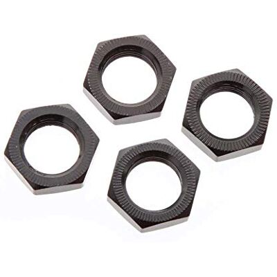 ARRMA Ar310449 wielmoer, aluminium, 4 stuks, zwart, 17 mm ARRMA Ar310449 wielmoer, aluminium, 4 stuks, zwart, 17 mm