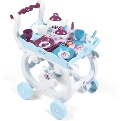 Smoby Frozen Desserte XL Verwijderbaar dienblad 17 accessoires Glazen, borden, vork, suikerpot en andere Vanaf 3 jaar Gemaakt in Frankrijk Smoby Frozen Desserte XL Verwijderbaar dienblad 17 accessoires Glazen, borden, vork, suikerpot en andere Vanaf 3 jaar Gemaakt in Frankrijk