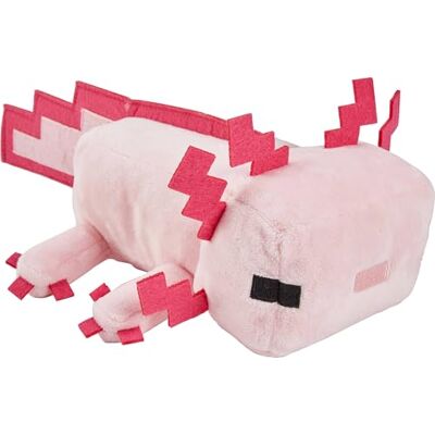 Mattel Minecraft Axolotl Knuffel 20 cm, verzamelspeelgoed voor fans van videogames Minecraft pluche poppen geïnspireerd op videogames, verzamelspeelgoed voor kinderen en fans vanaf 3 jaar Mattel Minecraft Axolotl Knuffel 20 cm, verzamelspeelgoed voor fans van videogames Minecraft pluche poppen geïnspireerd op videogames, verzamelspeelgoed voor kinderen en fans vanaf 3 jaar