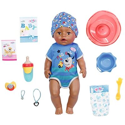 BABY born Magic Boy pop, 43 cm, voor kleine handen, creatief spel, ontwikkelt empathie en sociale vaardigheden, vanaf 3 jaar, bevat 1 outfit en 10 accessoires BABY born Magic Boy pop, 43 cm, voor kleine handen, creatief spel, ontwikkelt empathie en sociale vaardigheden, vanaf 3 jaar, bevat 1 outfit en 10 accessoires