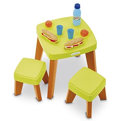 Ecoiffier Speelgoed – 4620 – picknicktafel + 2 krukken met accessoires – outdoorspel voor kinderen – 12-36 maanden – gemaakt in Frankrijk Ecoiffier Speelgoed – 4620 – picknicktafel + 2 krukken met accessoires – outdoorspel voor kinderen – 12-36 maanden – gemaakt in Frankrijk