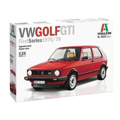 Italeri 3622S 3622S-1:24 VW Golf GTI Rabbit, modelbouw, bouwset, modelbouw, doe-het-zelf, hobby, collage, kunststof bouwset, gedetailleerd, ongelakt, medium Italeri 3622S 3622S-1:24 VW Golf GTI Rabbit, modelbouw, bouwset, modelbouw, doe-het-zelf, hobby, collage, kunststof bouwset, gedetailleerd, ongelakt, medium