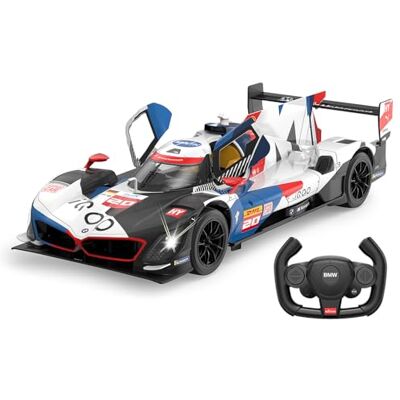 Jamara BMW M Hybrid V8 LMDH 402210-1:14-2,4 GHz op afstand bestuurbare auto met afstandsbediening, cadeau voor kinderen, trouw aan het origineel Jamara BMW M Hybrid V8 LMDH 402210-1:14-2,4 GHz op afstand bestuurbare auto met afstandsbediening, cadeau voor kinderen, trouw aan het origineel