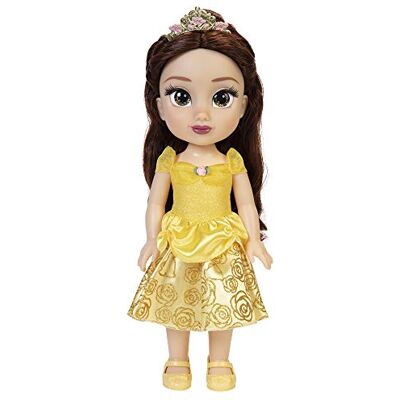 Disney Belle Doll 14 "/ 35 cm lang, inclusief koninklijke reflectie glitterogen, afneembare jurk, schoenen en tiara met lang vloeiend haar, perfect voor meisjes vanaf 3 jaar Disney Belle Doll 14 "/ 35 cm lang, inclusief koninklijke reflectie glitterogen, afneembare jurk, schoenen en tiara met lang vloeiend haar, perfect voor meisjes vanaf 3 jaar