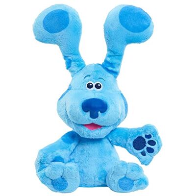 Giochi Preziosi Blue et Ses Friends, pluche blauw, 30 cm, verborgen koekoekspel, met geluidsfuncties, speelgoed voor kinderen vanaf 3 jaar, , BLU02 Giochi Preziosi Blue et Ses Friends, pluche blauw, 30 cm, verborgen koekoekspel, met geluidsfuncties, speelgoed voor kinderen vanaf 3 jaar, , BLU02