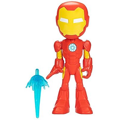 Hasbro Marvel Spidey Spidey en zijn buitengewone vrienden, superheldenfiguur in gigantisch Iron Man formaat voor kinderen, vanaf 3 jaar Hasbro Marvel Spidey Spidey en zijn buitengewone vrienden, superheldenfiguur in gigantisch Iron Man formaat voor kinderen, vanaf 3 jaar