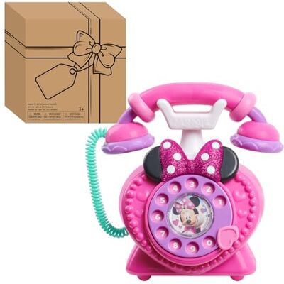 Just Play Frenchie Mini Couture Florsol 89927 Minnie Mouse roterende telefoon, meerkleurig Just Play Frenchie Mini Couture Florsol 89927 Minnie Mouse roterende telefoon, meerkleurig