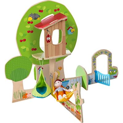 HABA Little Friends Garten & Wald: 1 bouwkabel voor tuin/tuin 7-delig, 1 adventor Kati, 1 hangmat, 1 leiter. HABA Little Friends Garten & Wald: 1 bouwkabel voor tuin/tuin 7-delig, 1 adventor Kati, 1 hangmat, 1 leiter.
