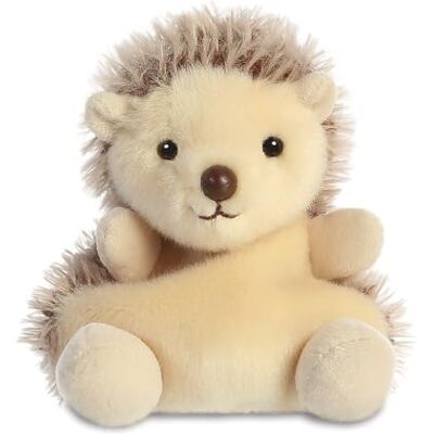 Aurora World , 33470, Palm Pals, egel Hedgie, 13 cm, pluche, bruin, klein Aurora World , 33470, Palm Pals, egel Hedgie, 13 cm, pluche, bruin, klein