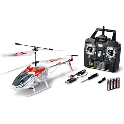 Carson 500507161 Easy Tyrann 250 Rood Robuuste RTF op afstand bestuurbare helikopter (vliegenklaar) voor beginners, batterijen inbegrepen voor kinderen vanaf 12 jaar Carson 500507161 Easy Tyrann 250 Rood Robuuste RTF op afstand bestuurbare helikopter (vliegenklaar) voor beginners, batterijen inbegrepen voor kinderen vanaf 12 jaar