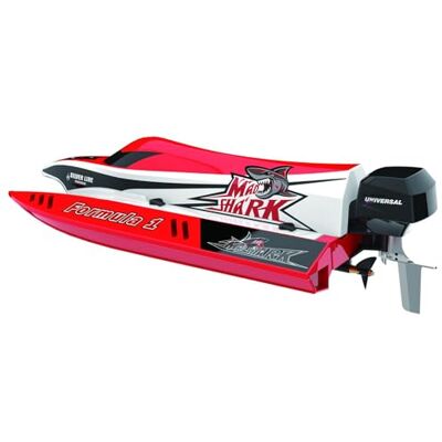 Amewi F1 Mad Shark V2 RC-boot met motorkap klaar voor gebruik (RTR) 430 mm Amewi F1 Mad Shark V2 RC-boot met motorkap klaar voor gebruik (RTR) 430 mm
