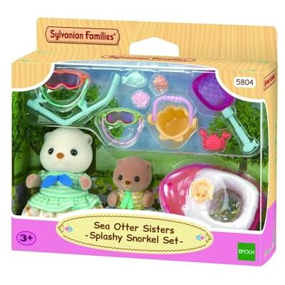 Sylvanian Families Sea Otter Sisters-Splashy snorkelset 5804 Sylvanian Families Sea Otter Sisters-Splashy snorkelset 5804