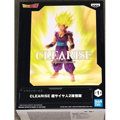 Banpresto Son Gohan Super Saiyan 2 Dragon Ball Z Clearise 15 cm BP18943 actiefiguur, meerkleurig Banpresto Son Gohan Super Saiyan 2 Dragon Ball Z Clearise 15 cm BP18943 actiefiguur, meerkleurig